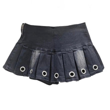 Load image into Gallery viewer, Tie-Dye Grommet Pleated Skirt