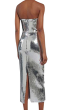 Load image into Gallery viewer, Silver Sequin Midi Dress-Modern Baby Las Vegas