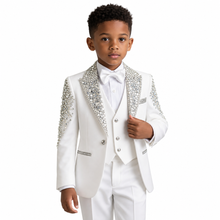 Load image into Gallery viewer, Crystal Beaded Sunburst Tuxedo