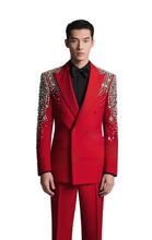 Load image into Gallery viewer, Hollow Out Back Crystal Suit