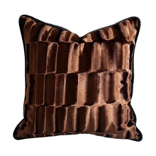 Load image into Gallery viewer, Luxe Ribbed Velvet Throw Pillow Case