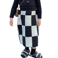 Load image into Gallery viewer, Knit Checker Skirt-Modern Baby Las Vegas