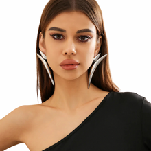 Load image into Gallery viewer, Futuristic Pointed Earrings-Modern Baby Las Vegas