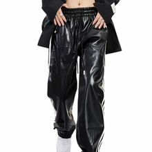 Load image into Gallery viewer, Baggy Striped Leather Pants-Modern Baby Las Vegas