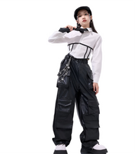 Load image into Gallery viewer, Corset Lined Top And Leather Pant Set-Modern Baby Las Vegas