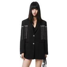 Load image into Gallery viewer, Diamond Tassel Blazer