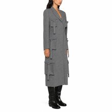 Load image into Gallery viewer, Multi-Pocket Trench Coat