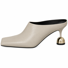 Load image into Gallery viewer, Square Toe Mule Shoes