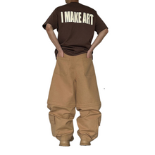 Load image into Gallery viewer, Multi-Pocket Detachable Wide-Leg Pants-Modern Baby Las Vegas