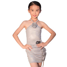 Load image into Gallery viewer, 3D Flower Halter Dress Set-Modern Baby Las Vegas