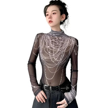 Load image into Gallery viewer, 3D Pearl Print Mesh Top-Modern Baby Las Vegas