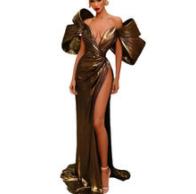 Load image into Gallery viewer, 3D Ribbon Shoulder Dress-Modern Baby Las Vegas