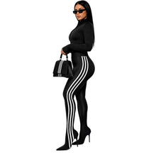 Load image into Gallery viewer, Striped Shoe Leggings
