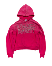Load image into Gallery viewer, Colored Crystal Letter Hoodie-Modern Baby Las Vegas