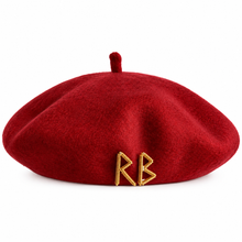 Load image into Gallery viewer, Letter Beret Hat