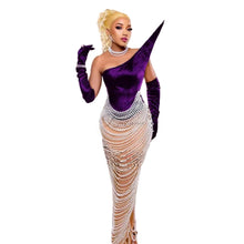 Load image into Gallery viewer, Futuristic Pretty In Pearls Dress