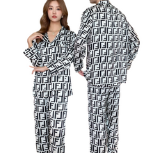 Load image into Gallery viewer, Luxury Letter Satin Pajamas-Modern Baby Las Vegas