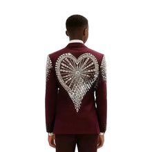 Load image into Gallery viewer, Luxury Starburst Heart Back Suit
