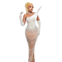 Load image into Gallery viewer, Futuristic Pretty In Pearls Dress