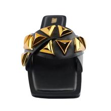 Load image into Gallery viewer, Rivet Flat Sandals-Modern Baby Las Vegas