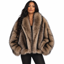 Load image into Gallery viewer, Short Faux Mink Fur Jacket