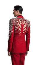 Load image into Gallery viewer, Hollow Out Back Crystal Suit