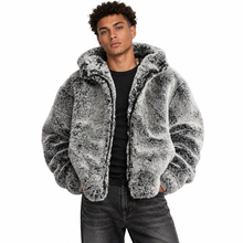 Load image into Gallery viewer, Luxe Faux Fur Hooded Coat