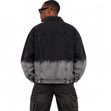 Load image into Gallery viewer, Faded Gradient Denim Jacket