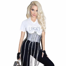 Load image into Gallery viewer, Rhinestone Corset Belt-Modern Baby Las Vegas