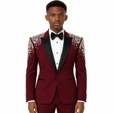 Load image into Gallery viewer, Luxury Starburst Heart Back Suit