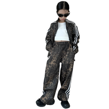 Load image into Gallery viewer, Striped Leopard Tracksuit-Modern Baby Las Vegas