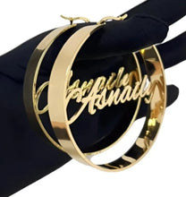 Load image into Gallery viewer, Thick Hoop Custom Earrings-Modern Baby Las Vegas