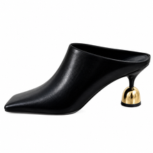 Load image into Gallery viewer, Square Toe Mule Shoes