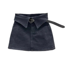 Load image into Gallery viewer, Folded Denim Skirt