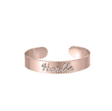 Load image into Gallery viewer, Diamond Name Cuff Bangle-Modern Baby Las Vegas