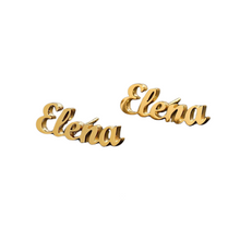 Load image into Gallery viewer, Custom Name Earrings-Modern Baby Las Vegas