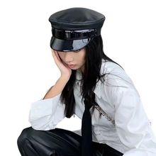 Load image into Gallery viewer, Patent Leather Peaked Cap-Modern Baby Las Vegas