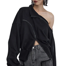 Load image into Gallery viewer, Patch Zipper Sweatshirt-Modern Baby Las Vegas