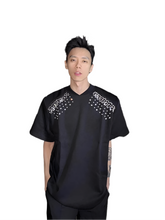 Load image into Gallery viewer, Crystal Shoulder T-Shirt-Modern Baby Las Vegas