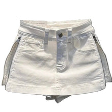 Load image into Gallery viewer, Side Zipper Denim Skort