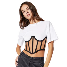 Load image into Gallery viewer, Hollow Out Fish Bone Waist Top-Modern Baby Las Vegas