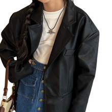 Load image into Gallery viewer, Leather Blazer Jacket-Modern Baby Las Vegas