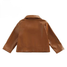 Load image into Gallery viewer, Leather Zipper Jacket