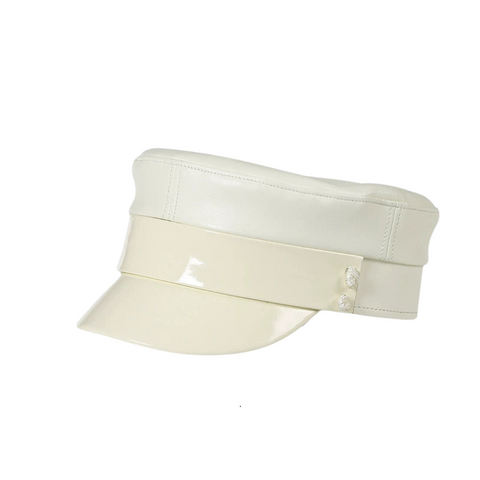 Patent Leather Peaked Cap-Modern Baby Las Vegas