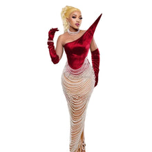 Load image into Gallery viewer, Futuristic Pretty In Pearls Dress