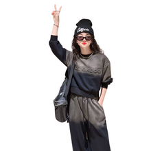 Load image into Gallery viewer, Black Ombre Tie-Dye Set-Modern Baby Las Vegas