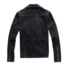 Load image into Gallery viewer, Black Zipper Denim Jacket-Modern Baby Las Vegas