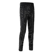 Load image into Gallery viewer, Beaded Design Denim Jeans