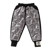 Load image into Gallery viewer, Metallic Quilted Patch Sweatpants-Modern Baby Las Vegas