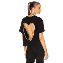 Load image into Gallery viewer, Diamond Hollow Out Heart Top-Modern Baby Las Vegas